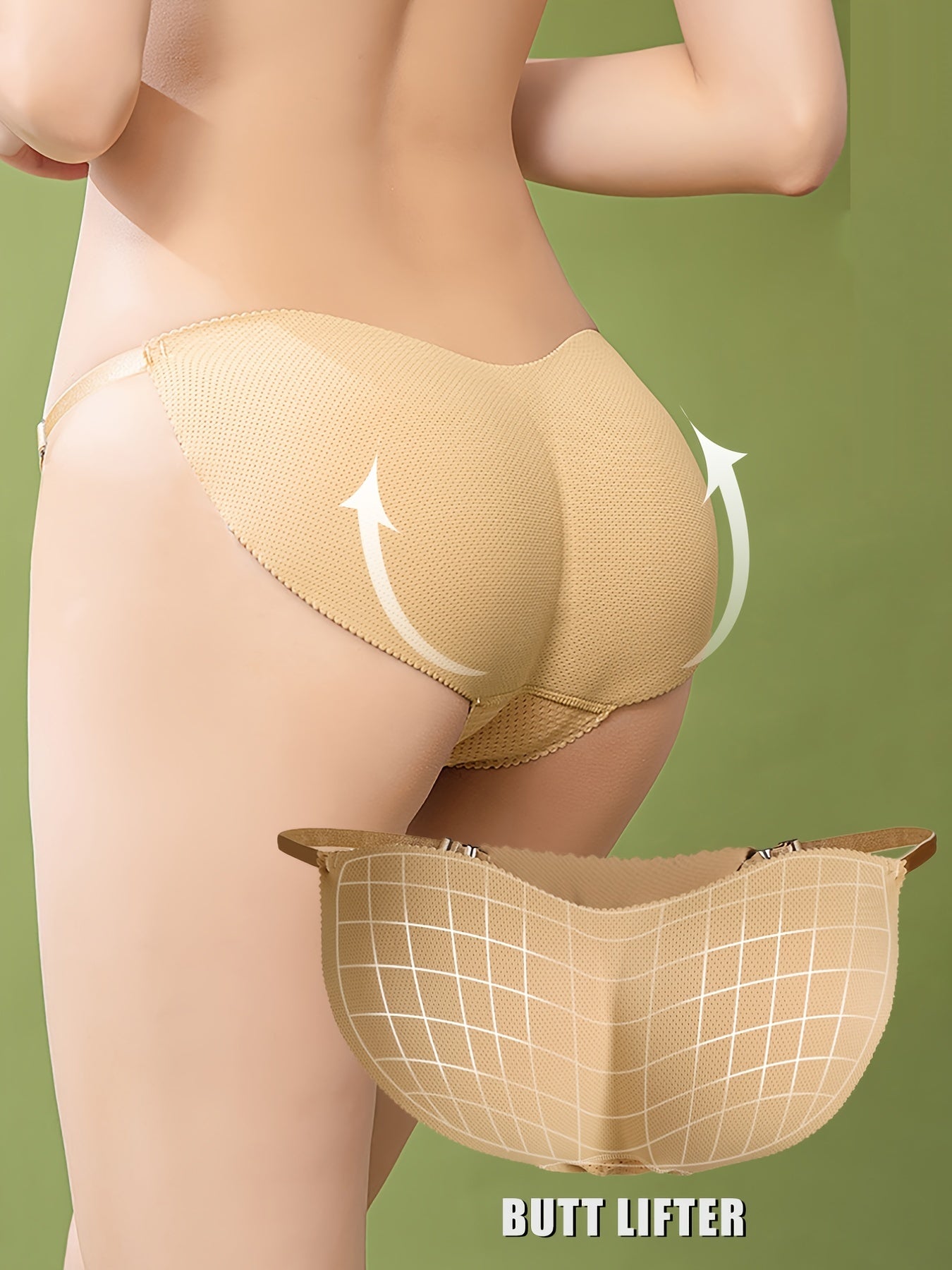 Invisible Boost Fake Butt Lifting Bikini Panties for Women – Ultra-Thin Breathable and Seamless Women's Lingerie for Natural Enhancement and All-Day Comfort