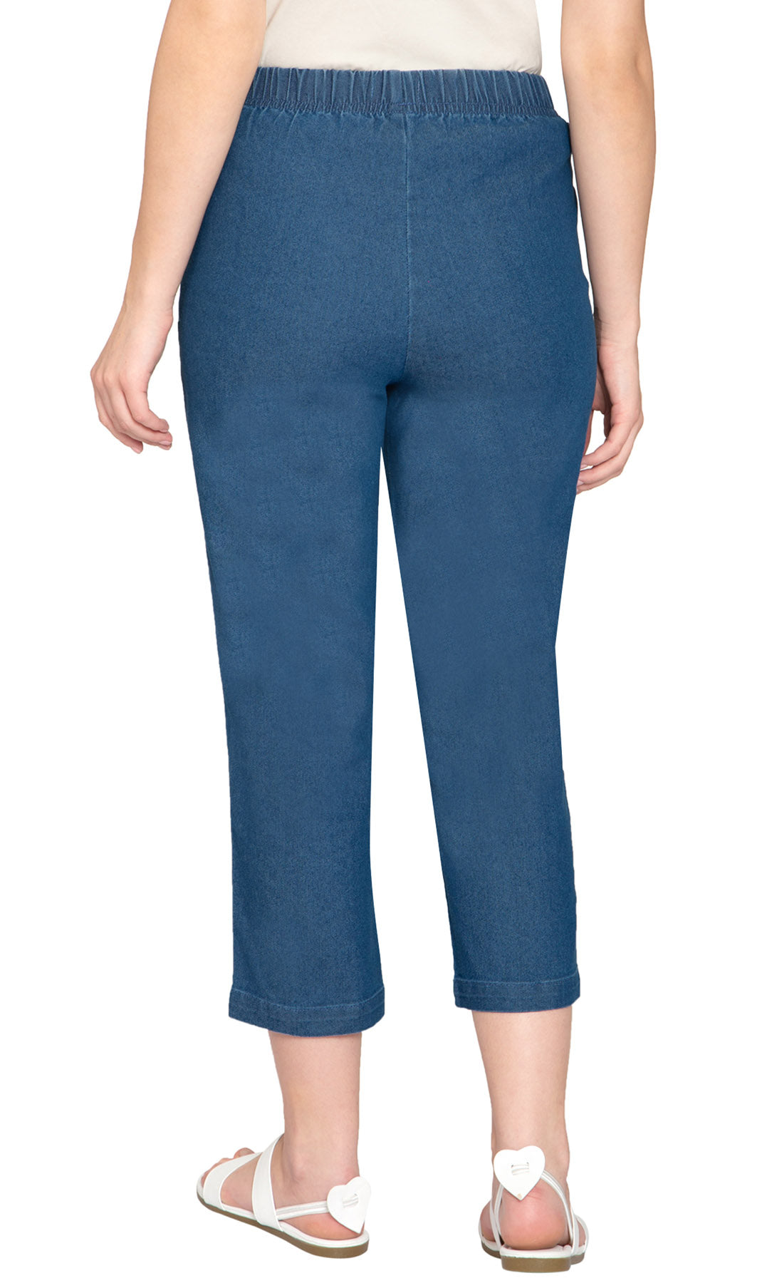 Women’s Lightweight Stretch Denim Capri Pants – Comfortable Everyday Fit