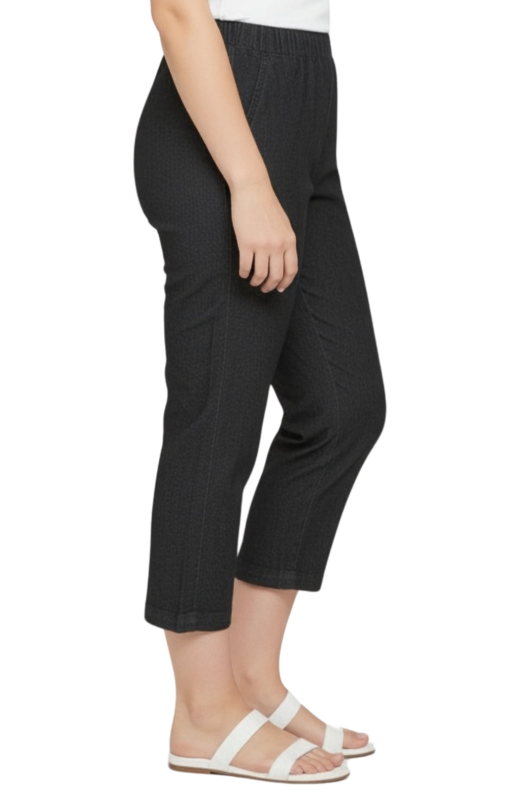 Women’s Lightweight Stretch Denim Capri Pants – Comfortable Everyday Fit