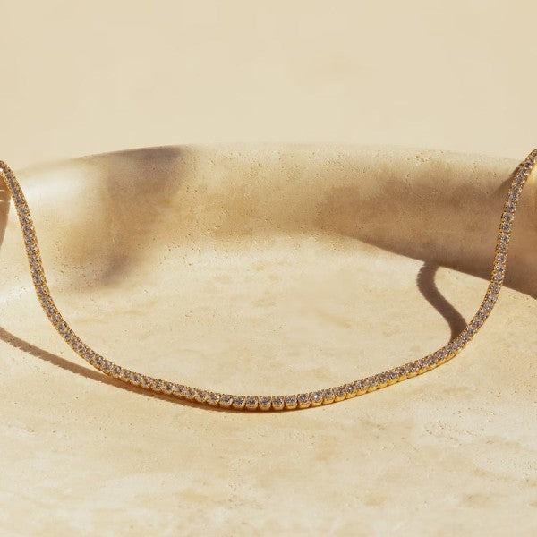 Dainty Tennis Choker Necklace