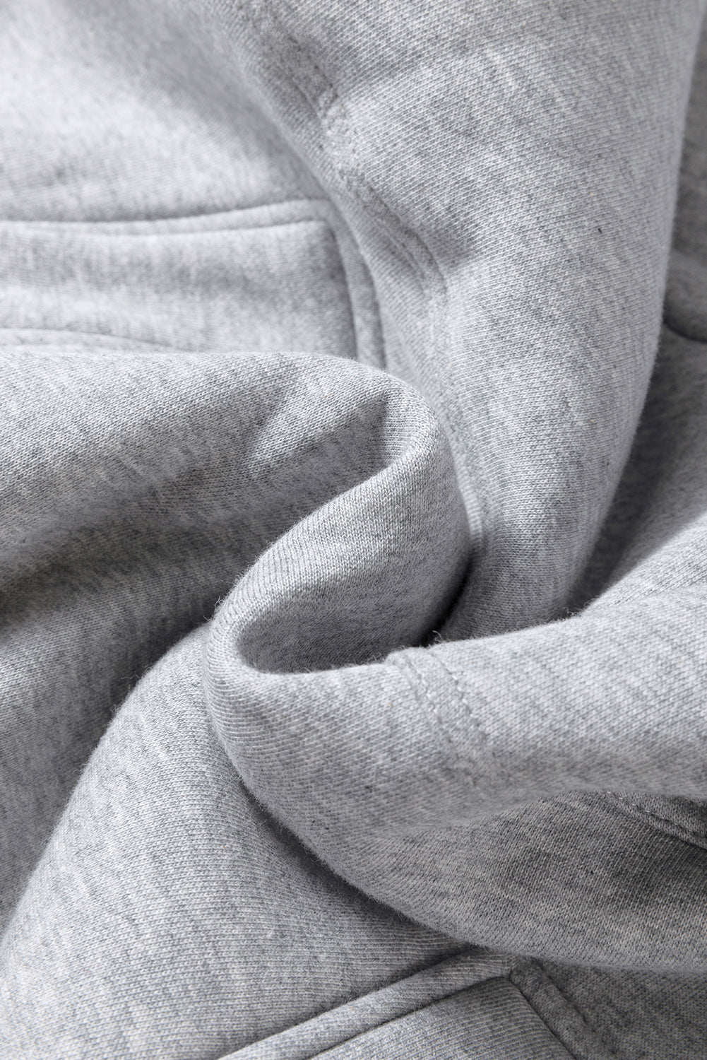 Solid Reverse Seams Hoodie and Joggers Set