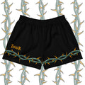 Ring of Thorns Women’s Gym Shorts – Tattoo-Inspired Activewear
