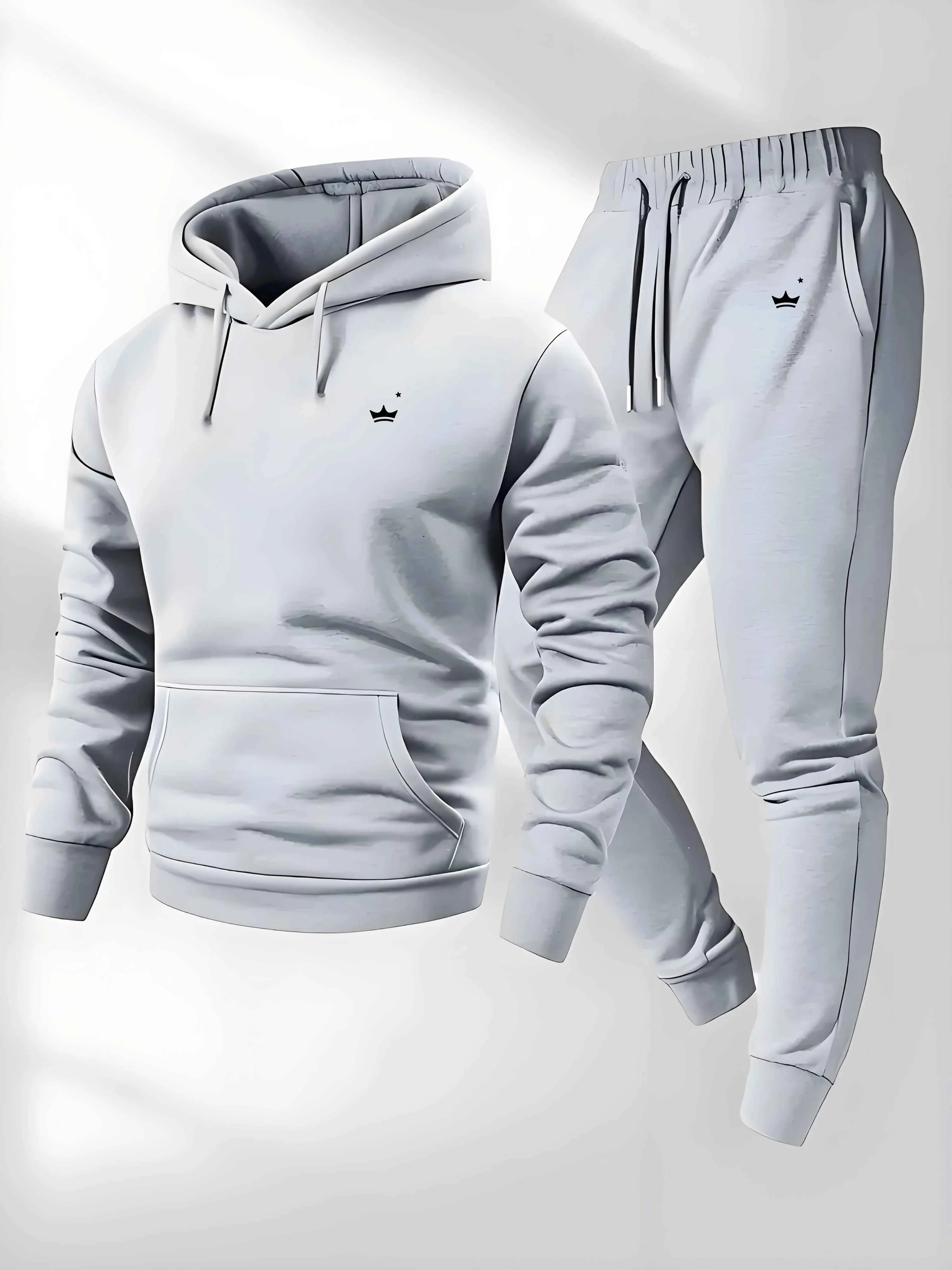 Crown Logo Hooded Sportswear Set