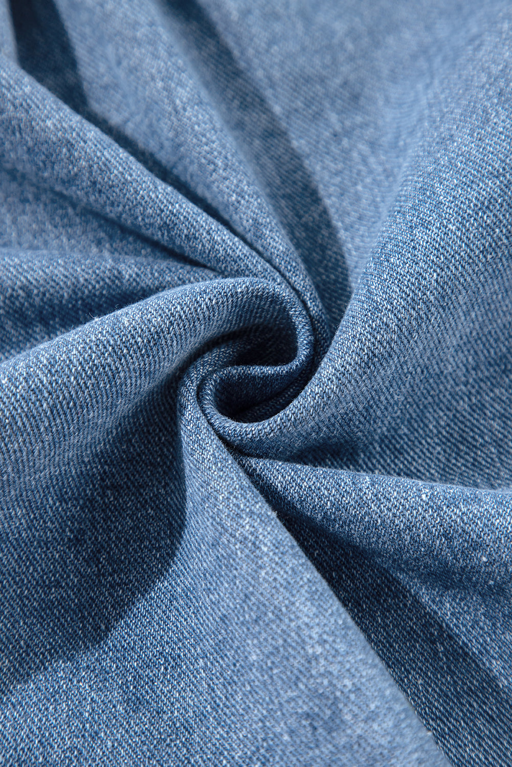 Stripe Denim Chest Pocket Oversize Jacket