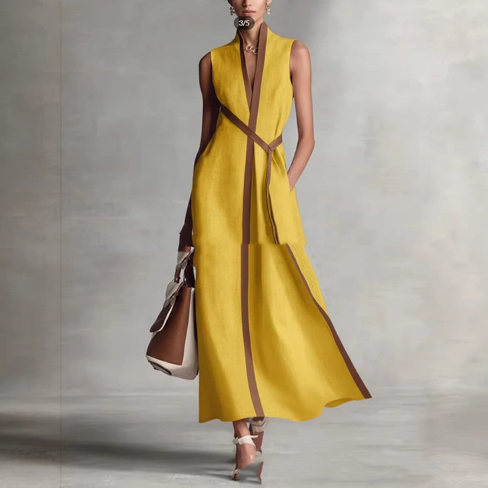 Women’s Patchwork Cardigan & Wide Leg Pants Two Piece Set