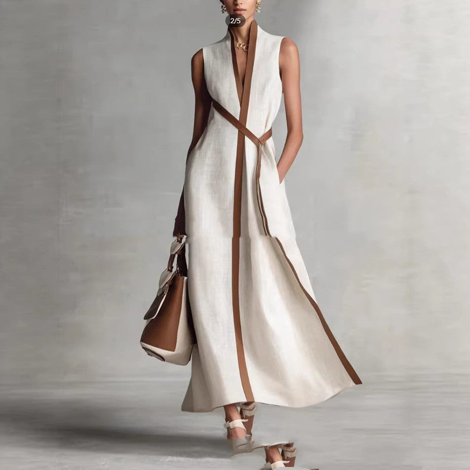 Women’s Patchwork Cardigan & Wide Leg Pants Two Piece Set